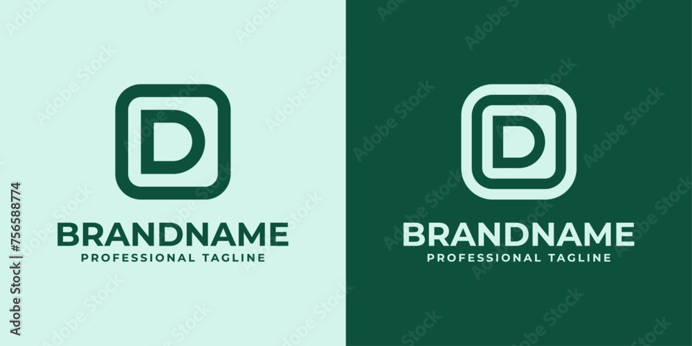 Modern Initials OD Logo, suitable for business with OD or DO initials - obrazy, fototapety, plakaty 