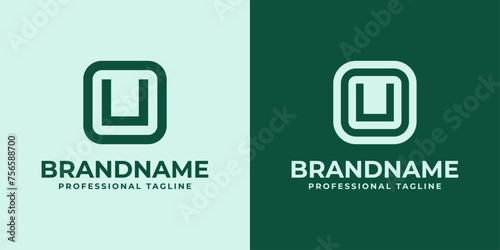 Modern Initials OU Logo, suitable for business with OU or UO initials
