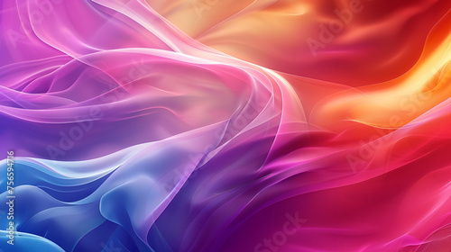 A vibrant abstract background with swirling purple and pink lines,abstract background with multicolored silk fabric, close-up,Festive blurred background with rainbow color 