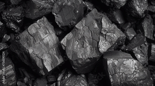 Coal background. Black coal texture. Black coal background. Black coal texture.