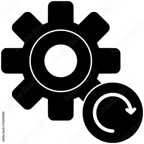 refresh illustration info silhouette secure logo secret icon safety outline safe system rotation reset web reboot information storage folder shape rotation reset for vector graphic background