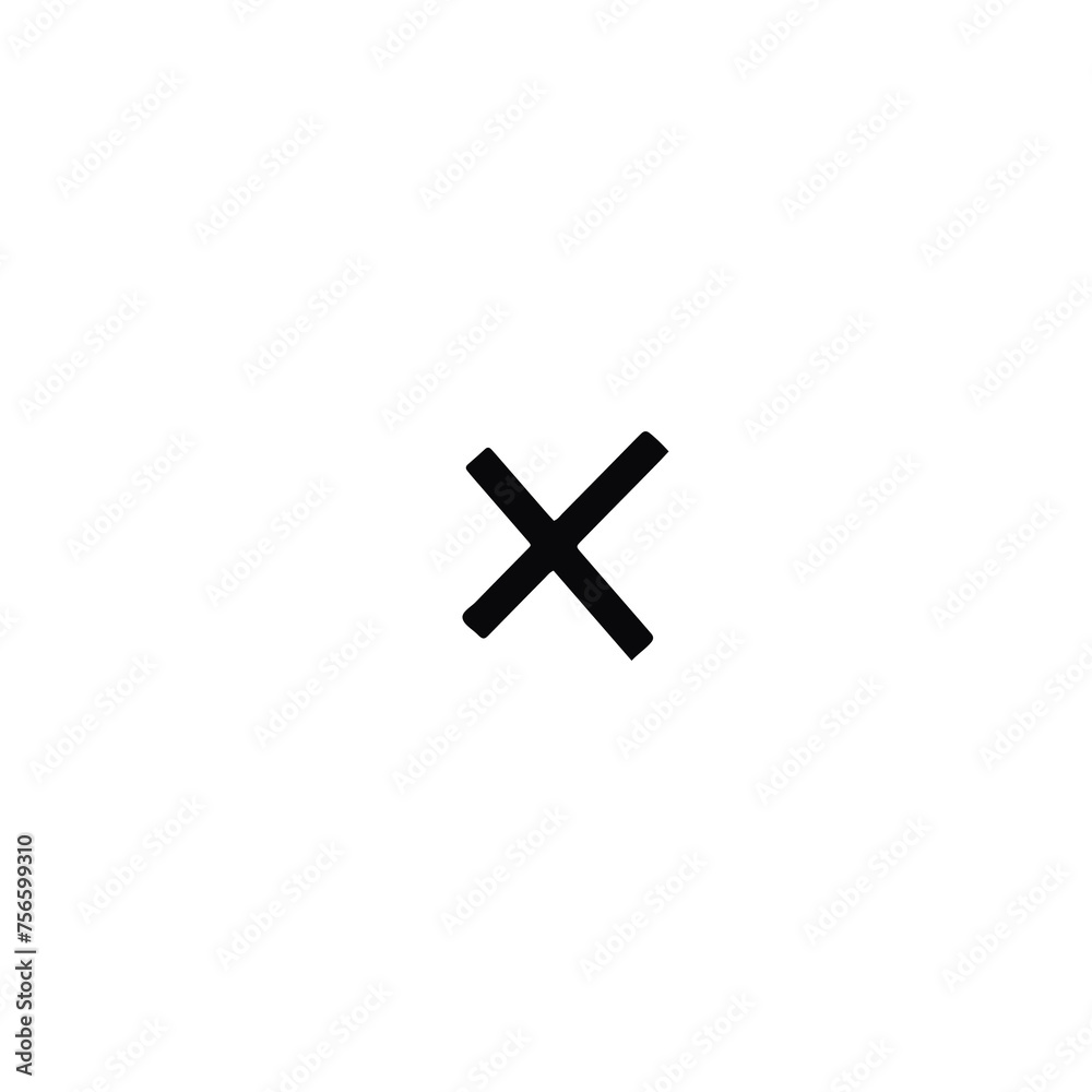 Obraz premium Croix noire