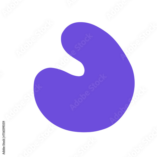 Foto Forme abstraite violette