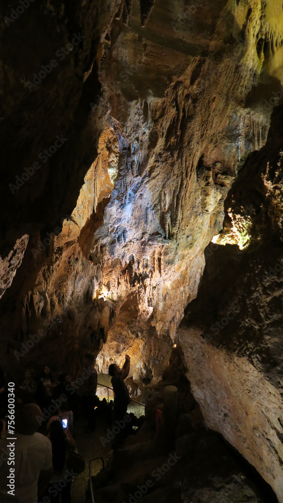 Grutas de Mira de Aire, Leiria, Portugal located in the Natural Park of Serras de Aire e Candeeiros, this cave is 11.5km long.