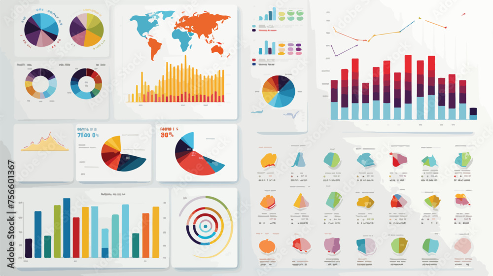Infographic business template vector 