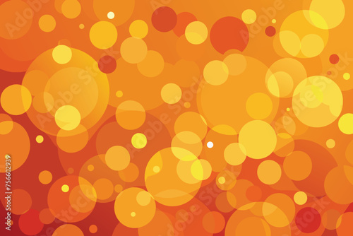 Abstract orange bokeh background