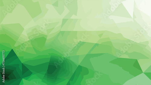 Light Green vector polygon abstract layout. 