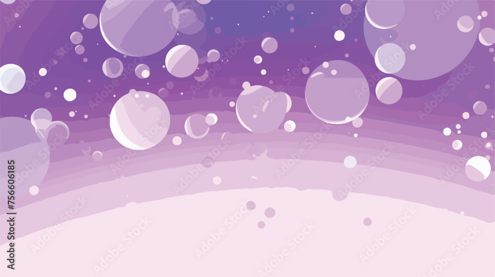 Light Purple vector background with bubbles. 
