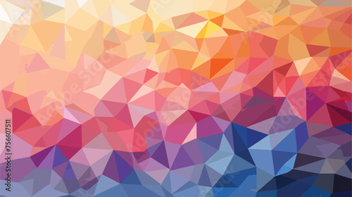 Low poly mosaic background. Template design list 