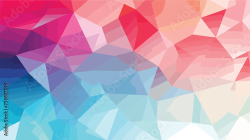 Low poly triangle background vector flat vector 