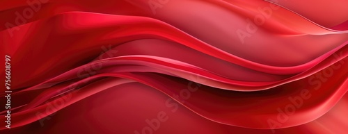 Luxurious Red Tones with Swooshes: Perfect Product Display Background - Sophisticated Desktop Wallpaper