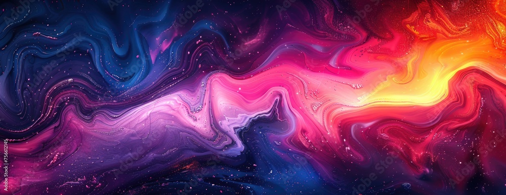 Dynamic Color Explosion Abstract Background - Vivid Desktop Wallpaper