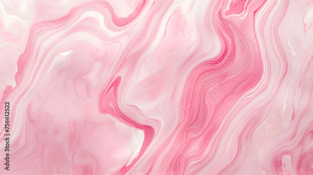 Captivating Pink Marble Texture with Fluid Patterns for Design