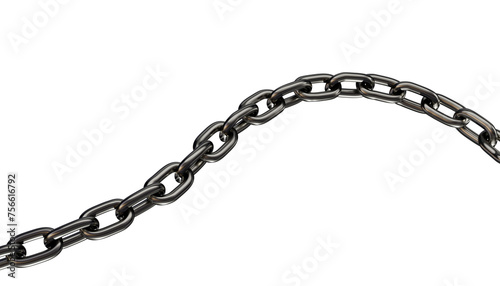 chain isolated on transparent background