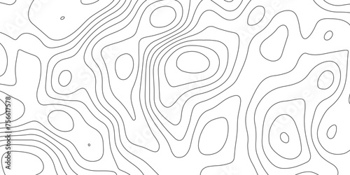  Abstract design with seamless pattern with lines topographic map. geographic mountain relief. retro topographic map. geographic contour map paper texture. terrain path isolated on a white background.