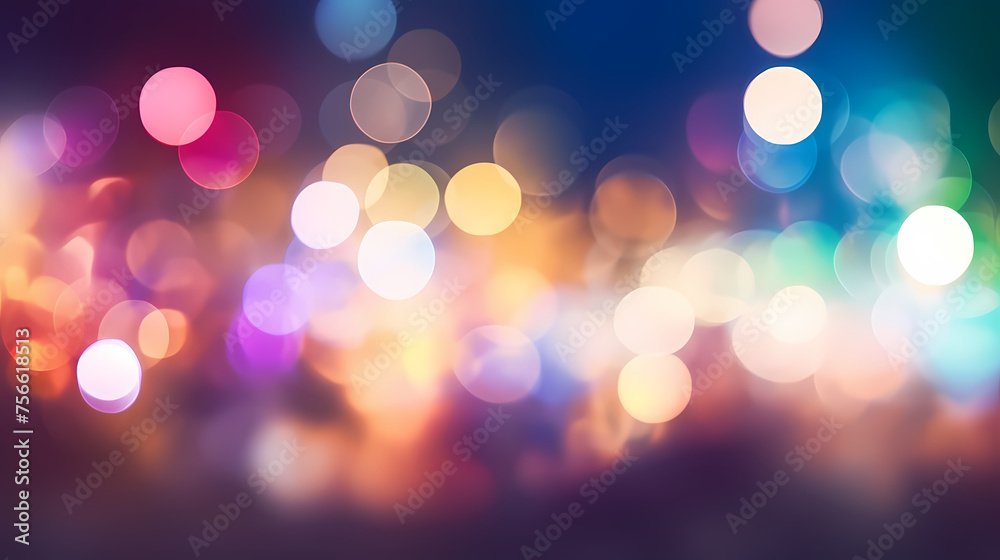 Fototapeta premium Colorful bokeh background