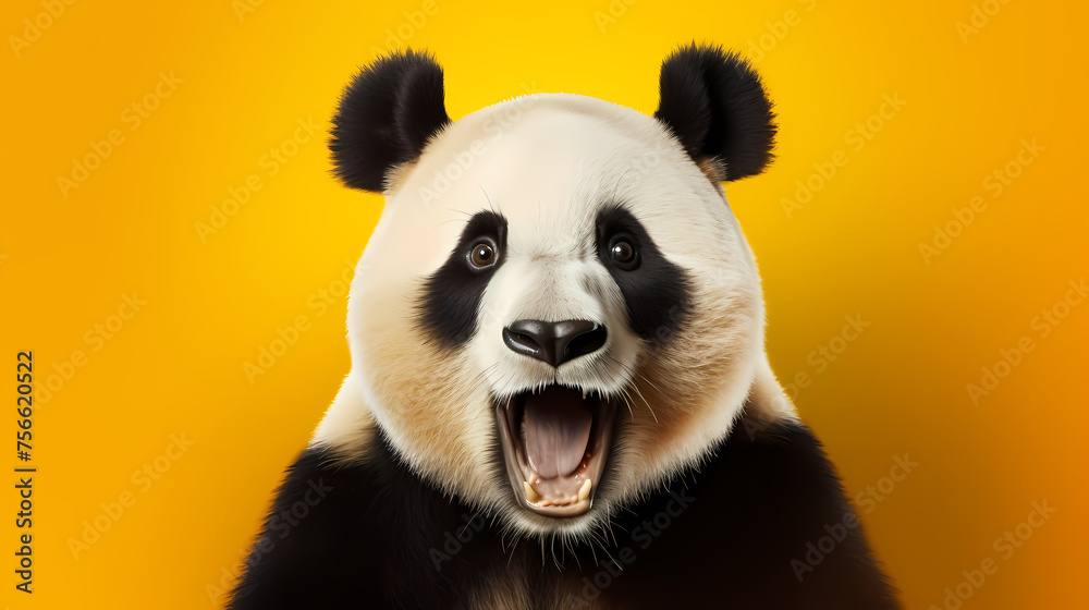 Close-up of panda Close-up of panda