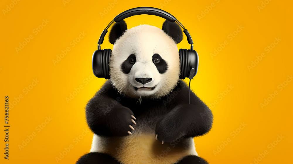 Close-up of panda