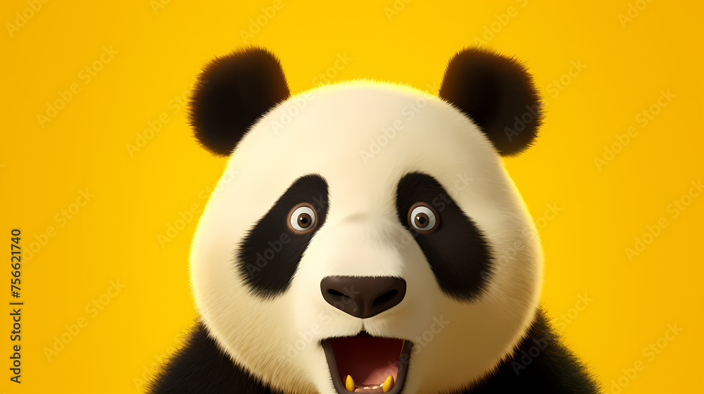 Close-up of panda