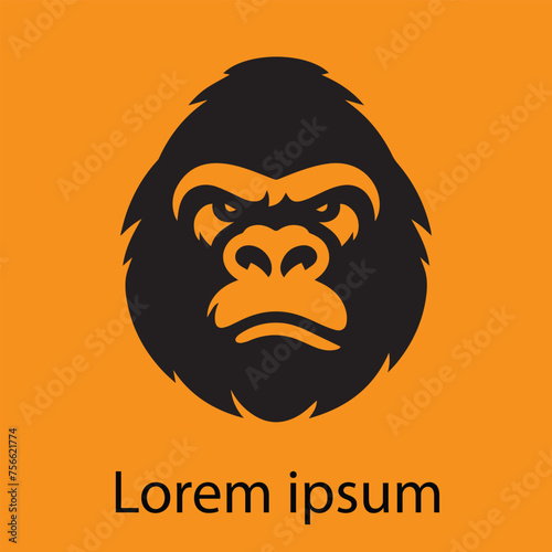 Gorilla logo for business and artwork 