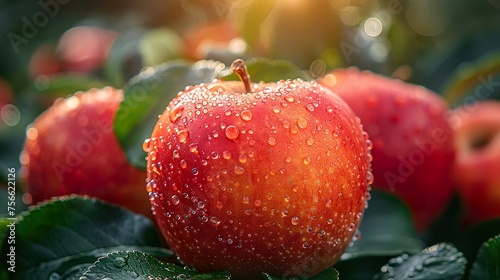 red apples for background