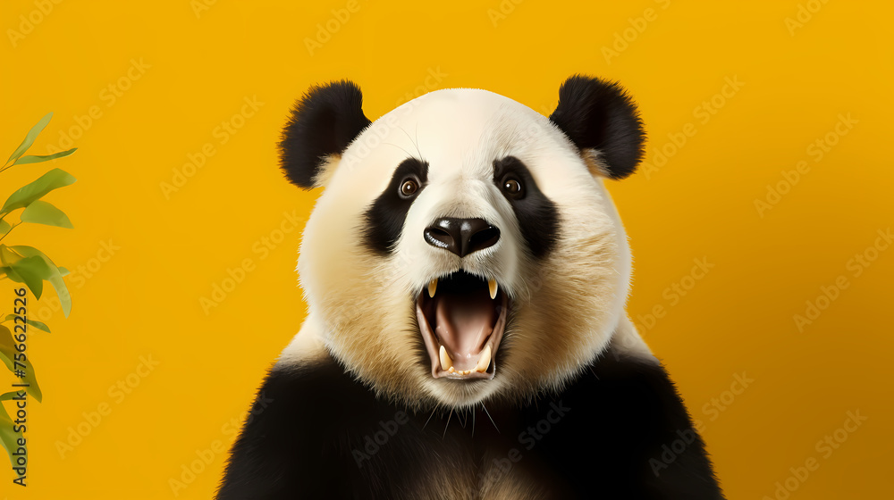 Close-up of panda