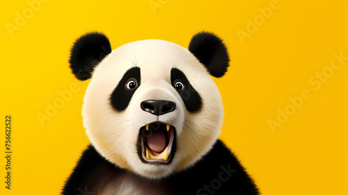Close-up of panda