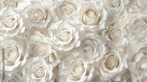 Close-Up of White Roses