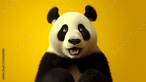 Close-up of panda
