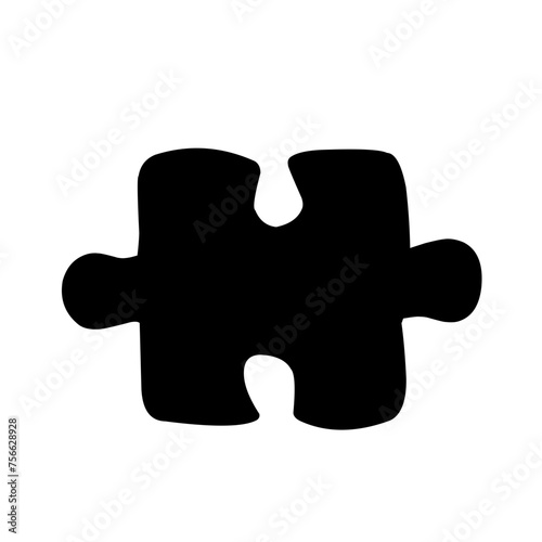 Puzzle vector icons