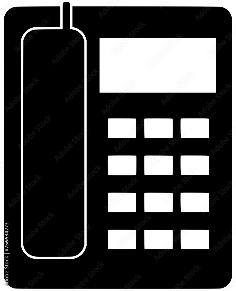 telephone illustration mobile silhouette communication logo phone icon ...