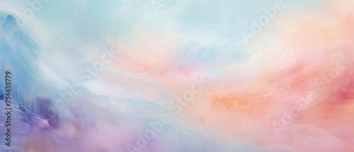 Abstract painting background in pastel positive color