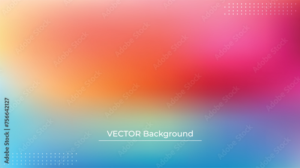 custom made wallpaper toronto digitalAbstract blurred gradient mesh background in bright rainbow colors. Colorful smooth banner template. Easy editable soft colored vector illustration in EPS10 without transparency.