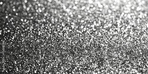 Abstract Silver Glitter Background with Elegant Sparkles