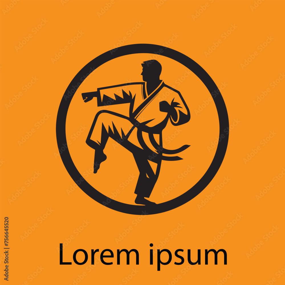 Karate logo for business and artwork