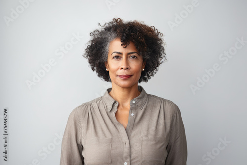 Portrait of a confident  middle-aged African-American woman