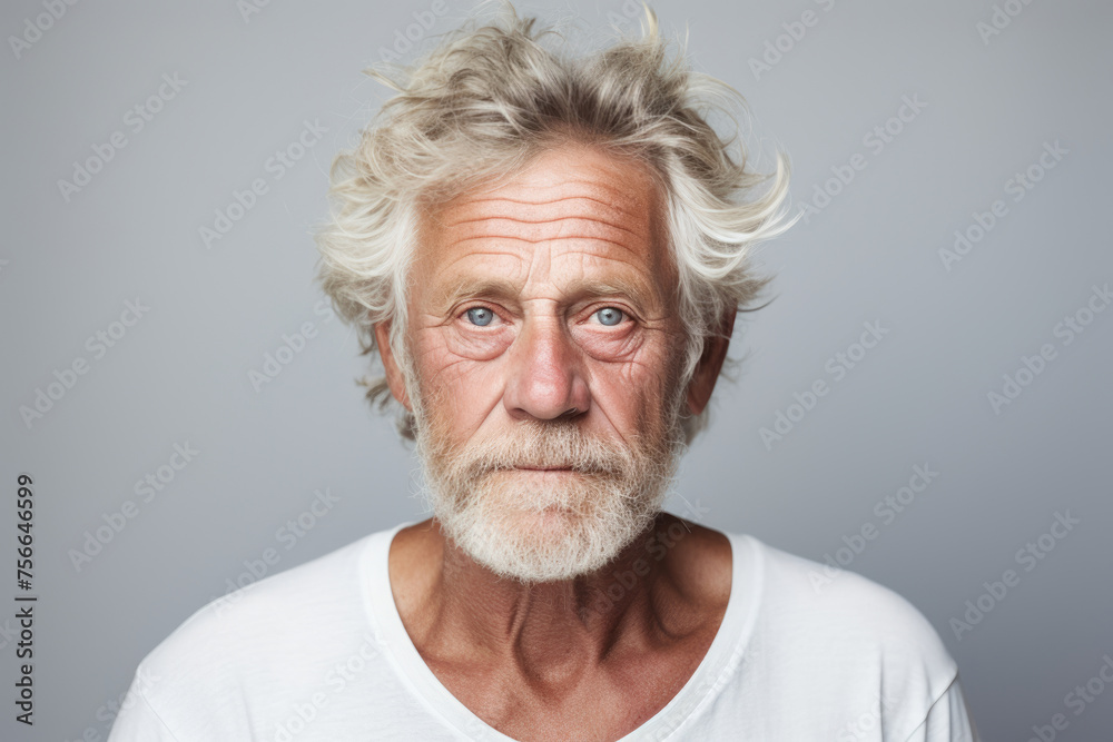 Portrait of a senior European man Portrait of a senior European man