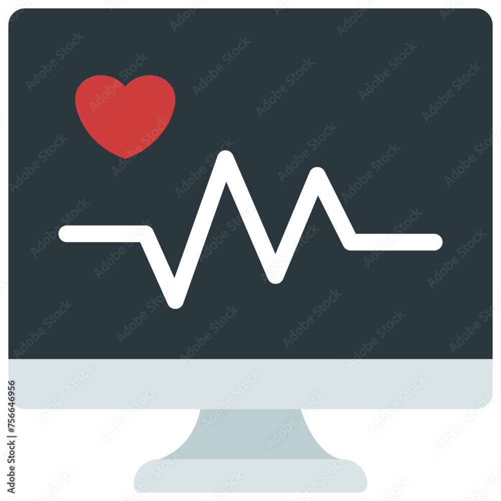 Heartbeat Computer Icon