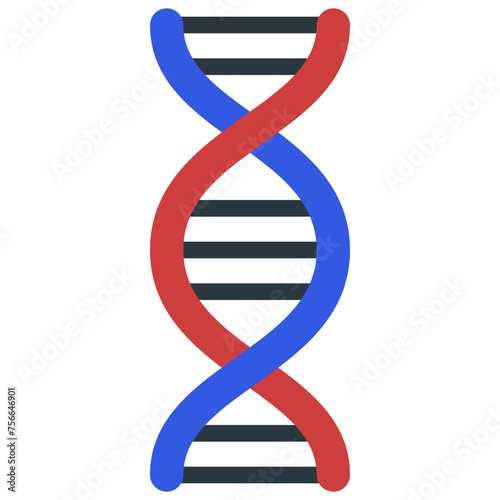 DNA Double Helix Icon