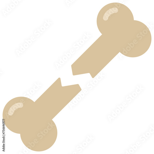 Broken Bone Icon