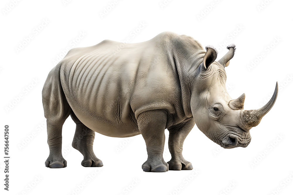 rhinoceros isolated on a transparent background rhinoceros isolated on a transparent background