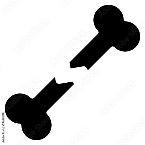 Broken Bone Icon