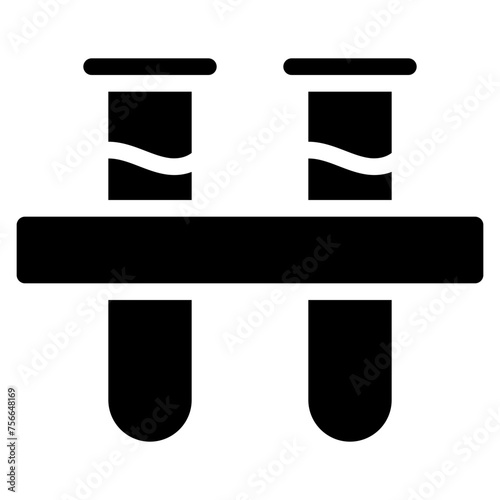 Test Tubes Rack Icon
