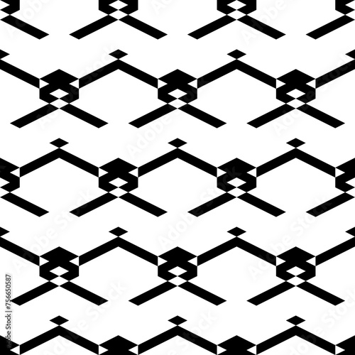 Seamless pattern. Rhombuses, parallelograms, chevrons, figures ornament. Ethnic wallpaper. Shapes background. Folk motif. Geometric backdrop. Digital paper, textile print, web design, abstract.