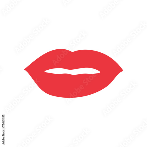 simple lips illustration