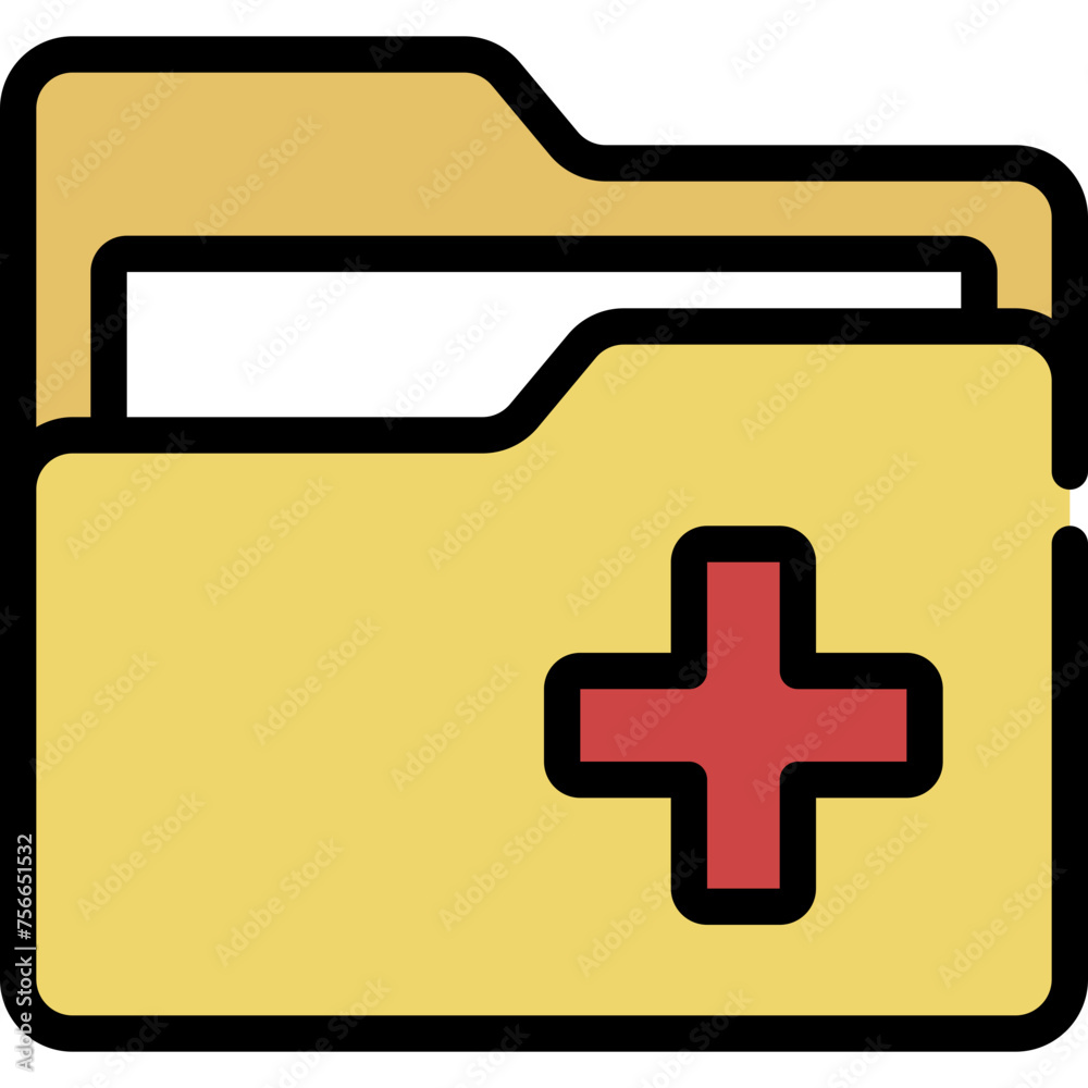 Obraz premium Medical Folder Icon