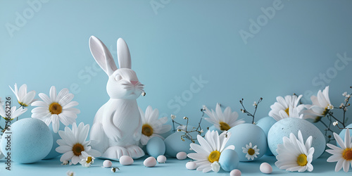 thin bunny, Fluffy bunnies by donald duck, A bunny with big ears is flying in the air photo