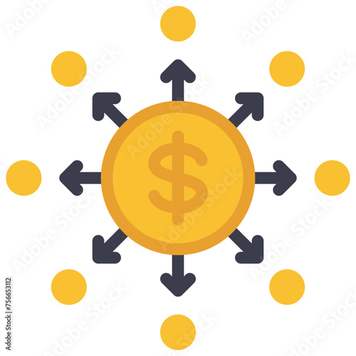 Investments Diversified Icon