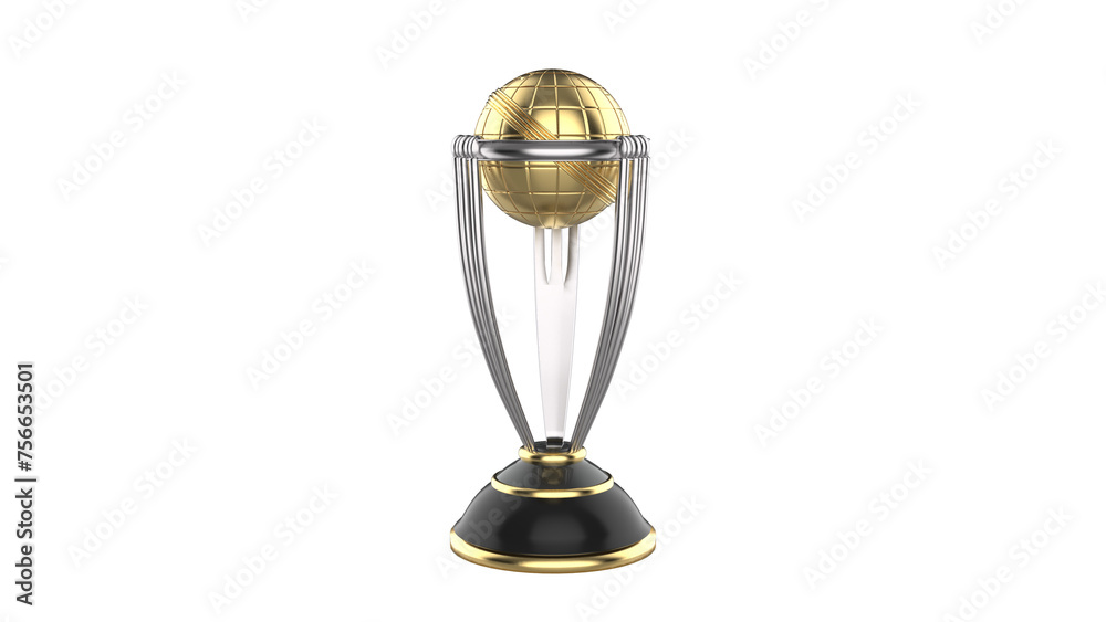 World trophy 3D Render 