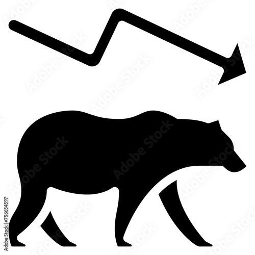 Bear Market Icon
